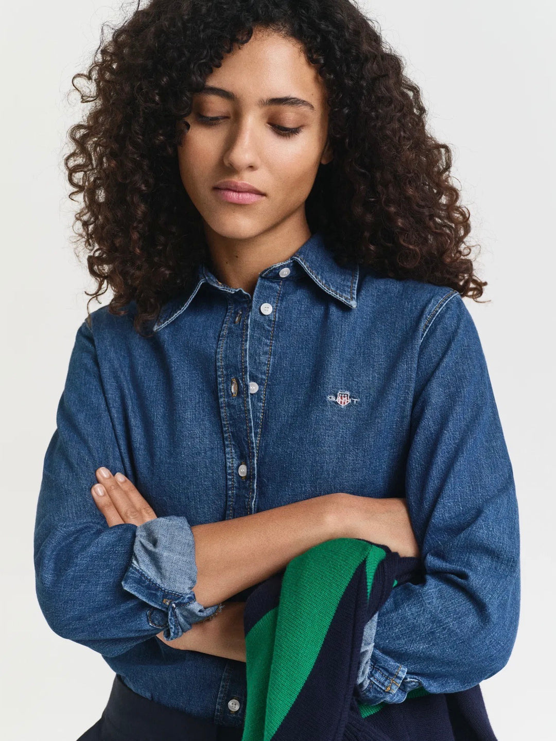 Regular denim shirt
