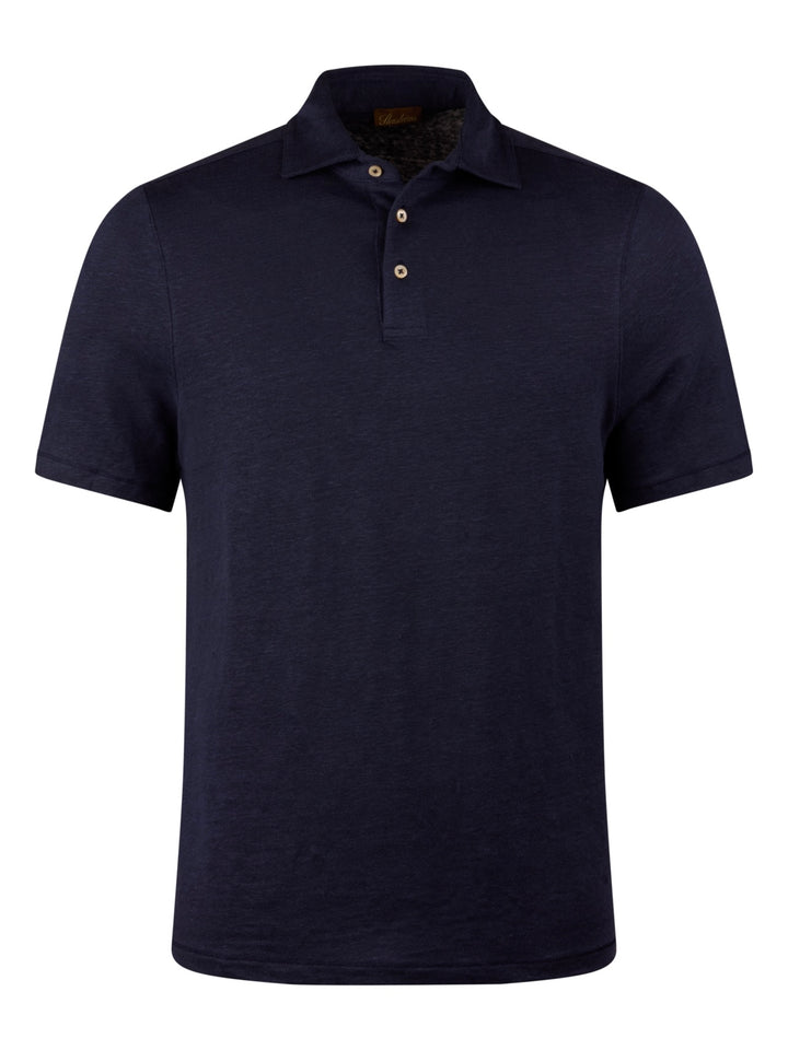 Polo shirt linen stretch