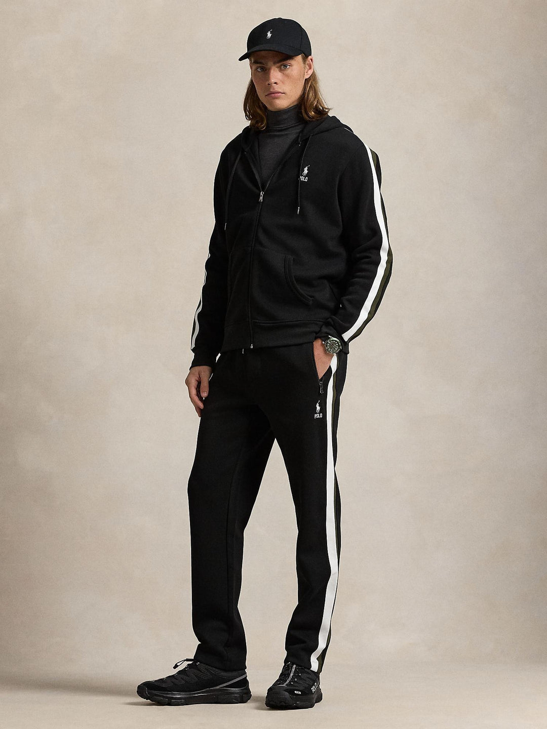 Double knit track pant