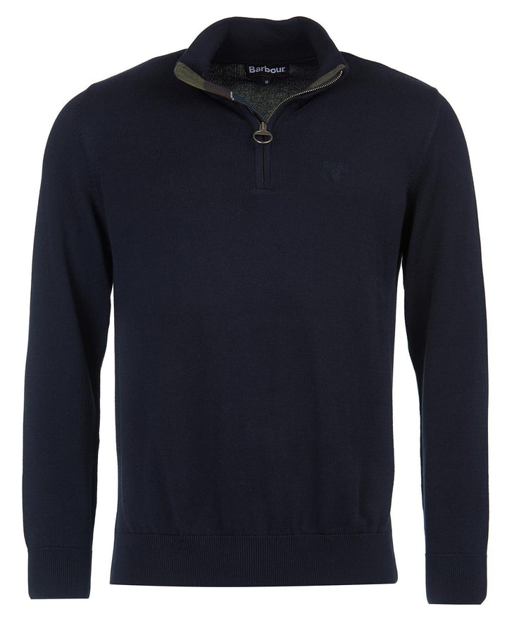 Cotton half zip