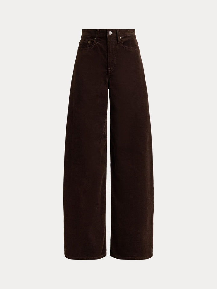 Corduroy High-Rise Super Wide-Leg Pant