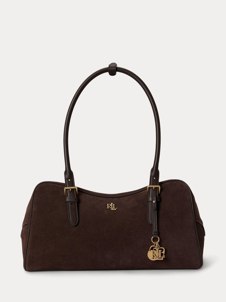 SUEDE LARGE MARCY ZIP SATCHEL