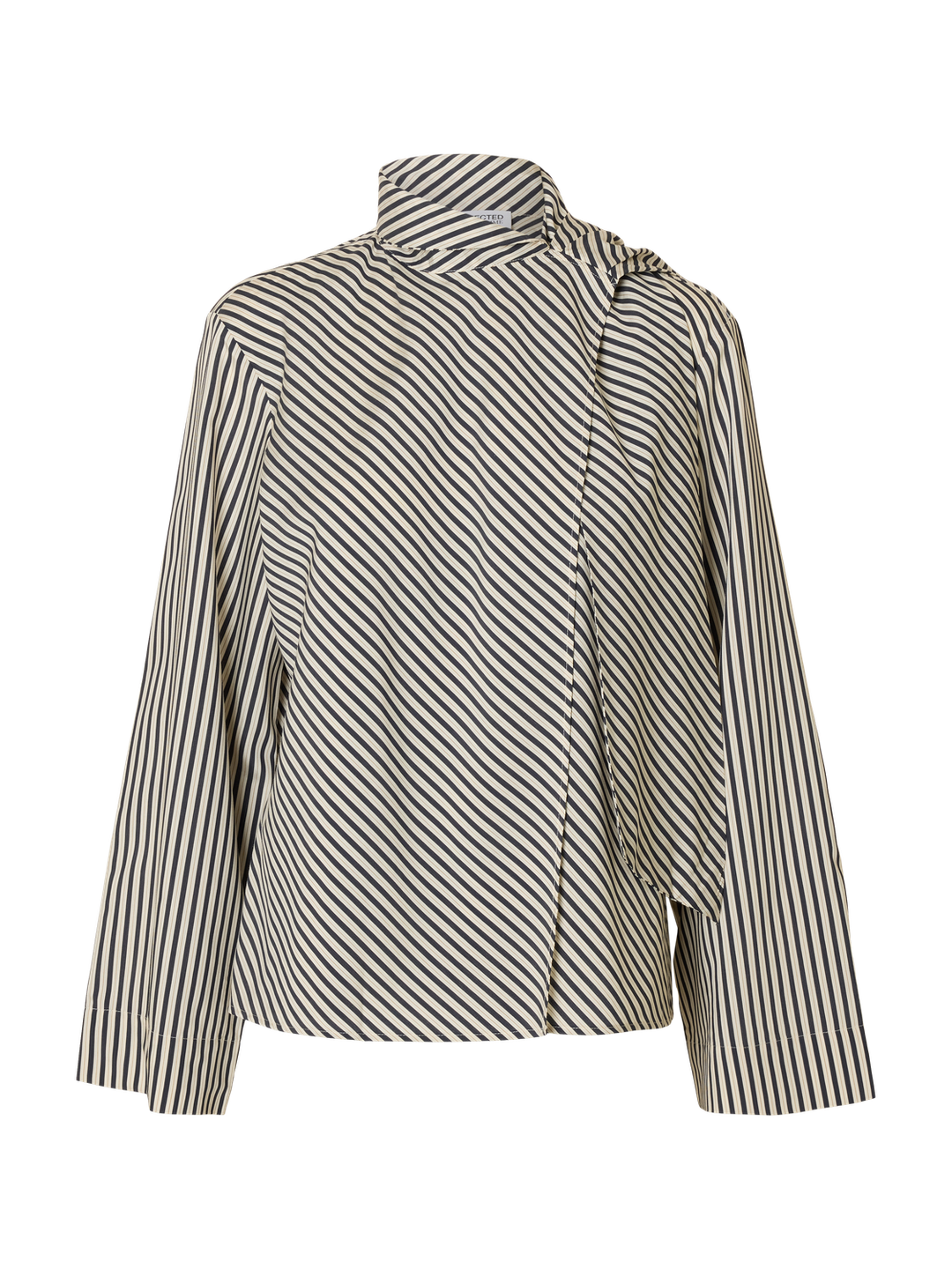 Slfcharlotte Ls Scarf Top B