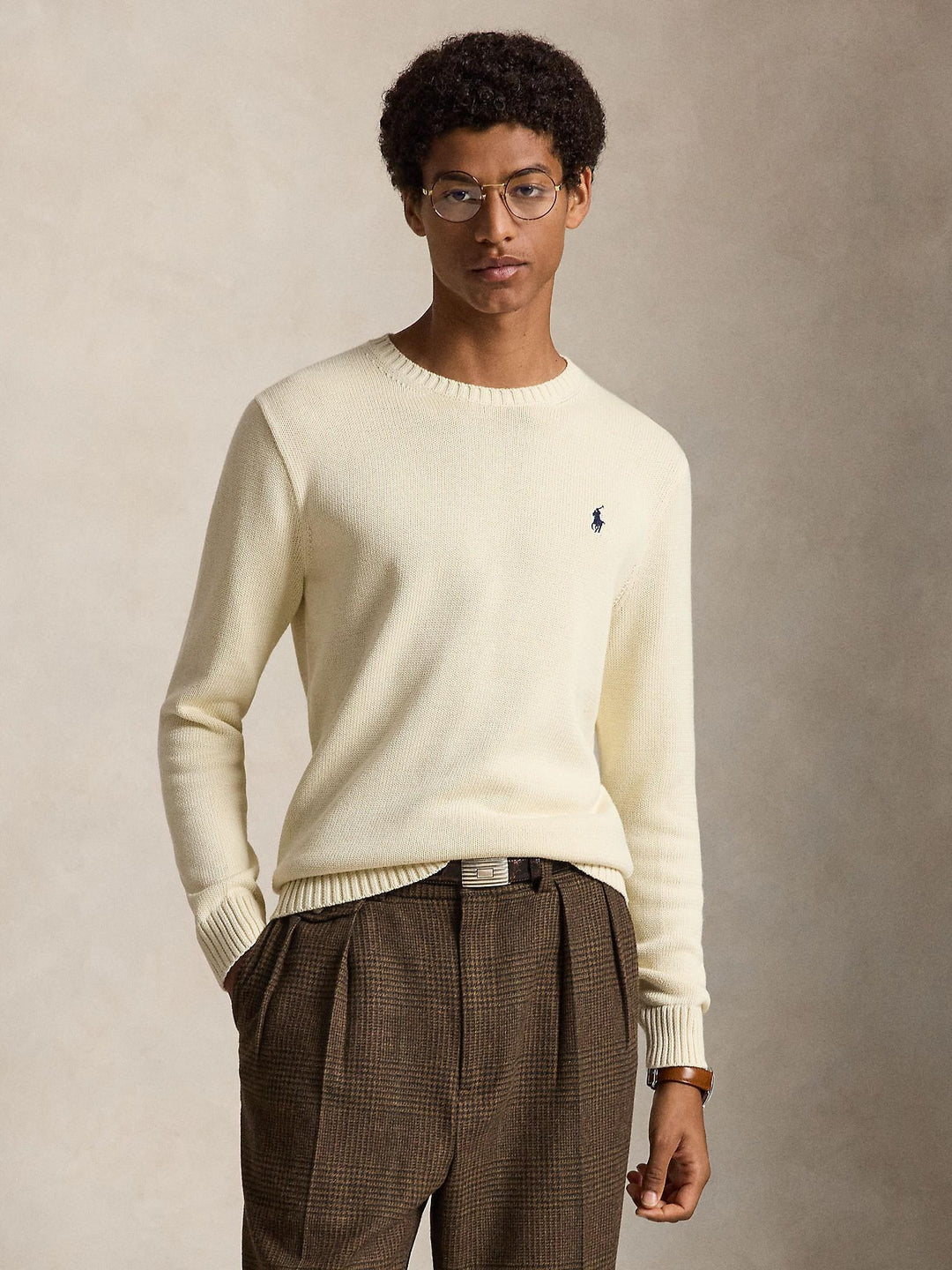 Cotton Crewneck Sweater