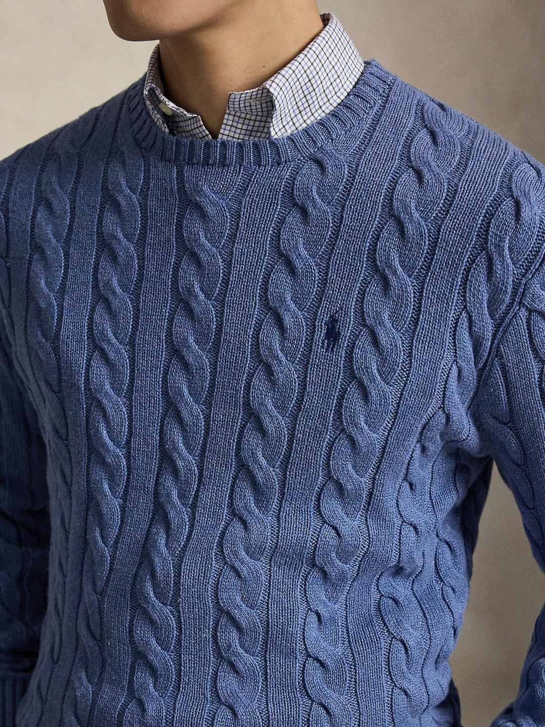 Cable Knit Cotton Sweater