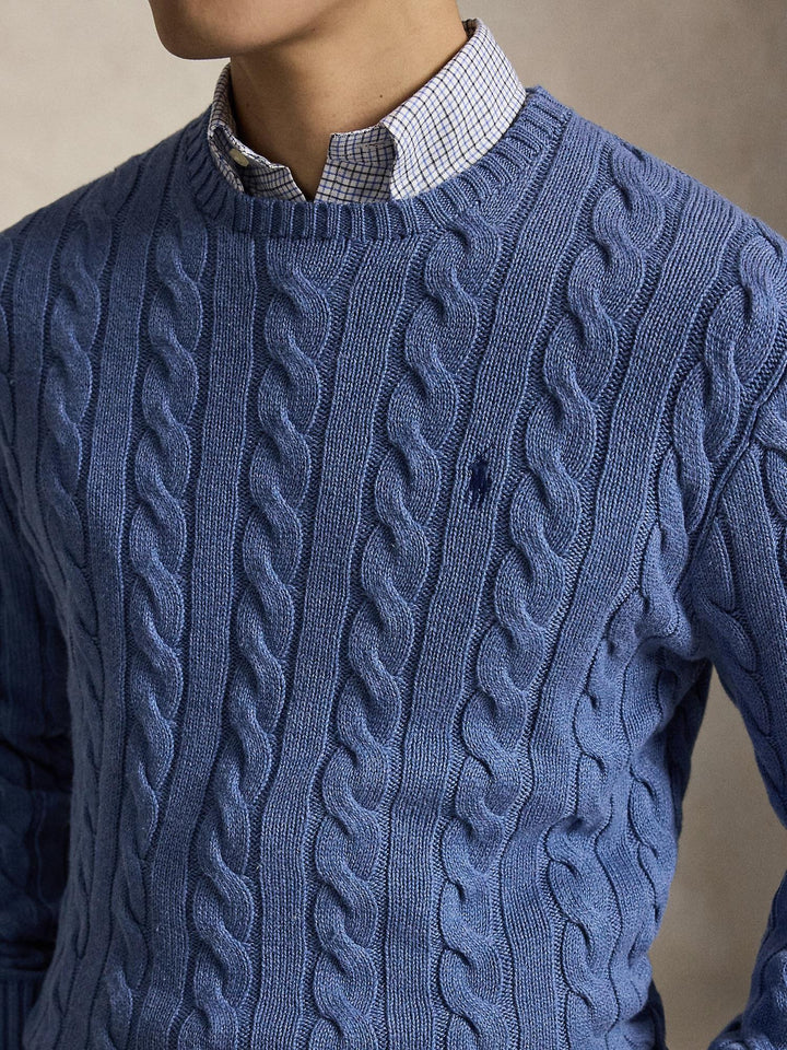 Cable Knit Cotton Sweater