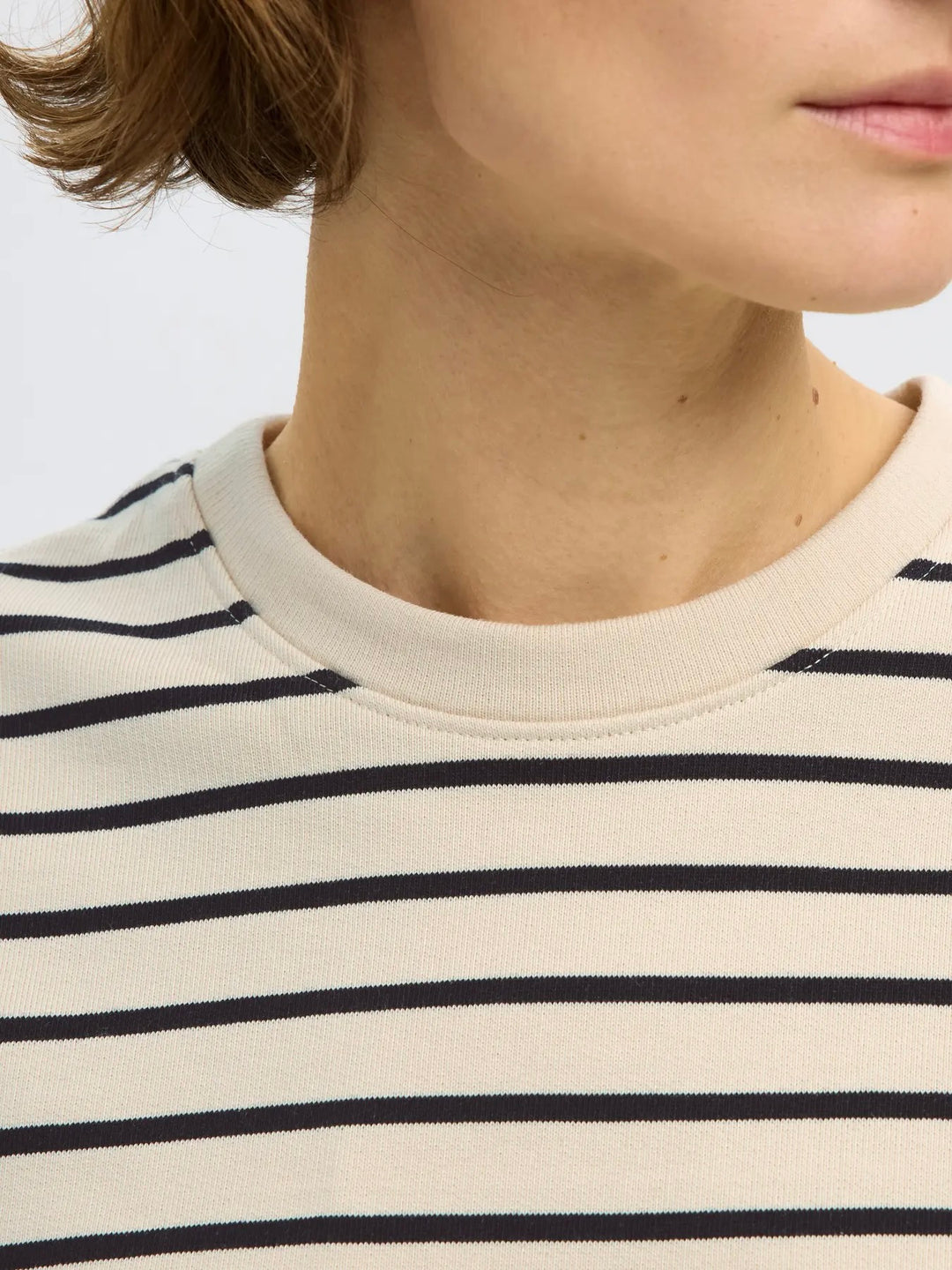 SLFElise LS Striped Sweat
