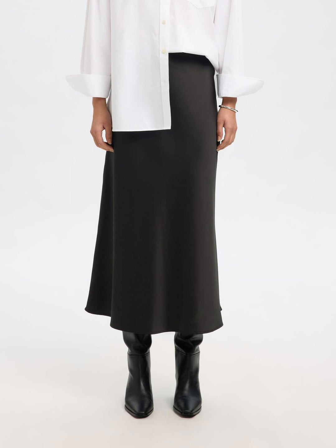 Slwlena Hw Midi Skirt