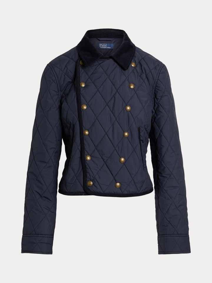 Double breasted quilted jacket