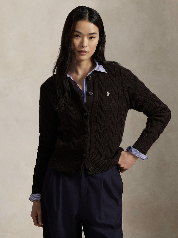 Wool cashmere cardigan