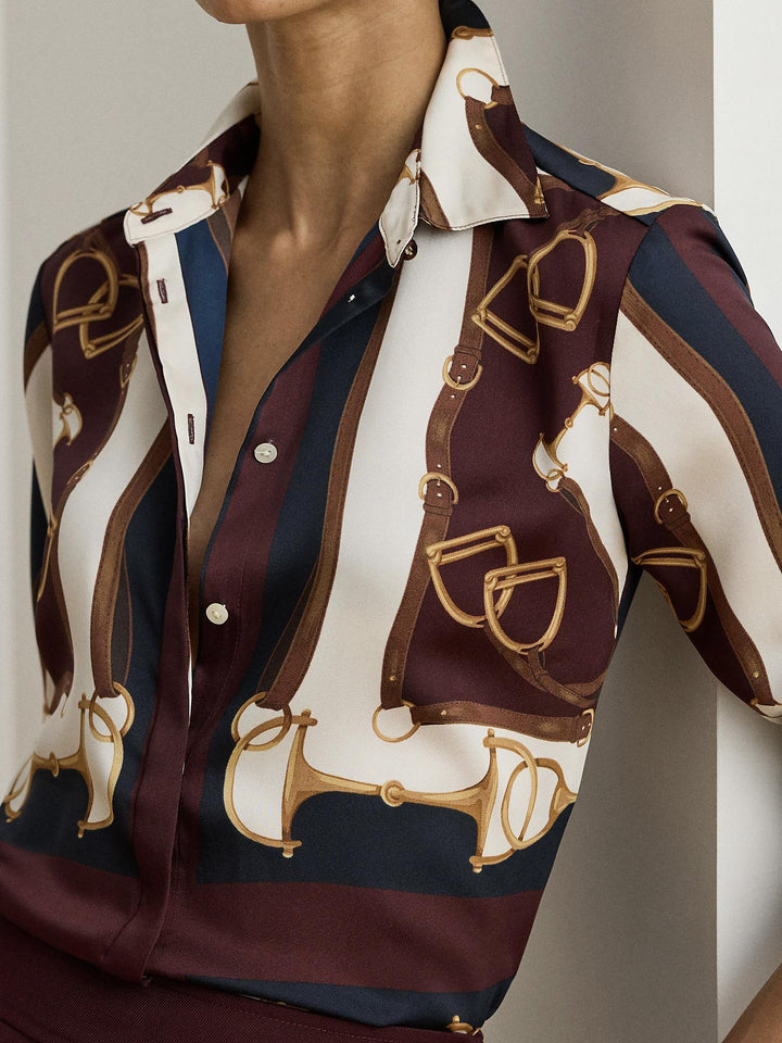 Classic fit equestrian shirt