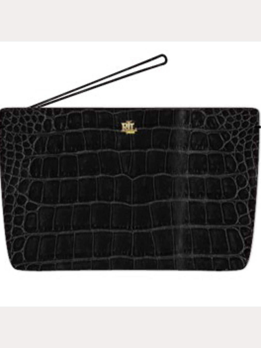 CROCODILE EMB LARGE POUCH