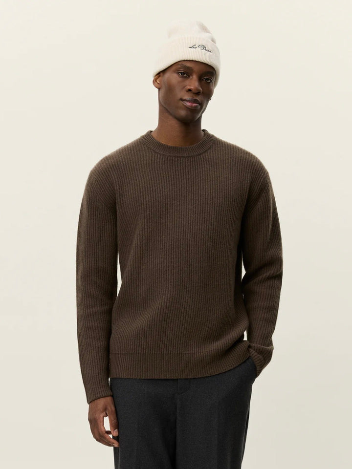 Eddie Wool Rib Rollneck Knit