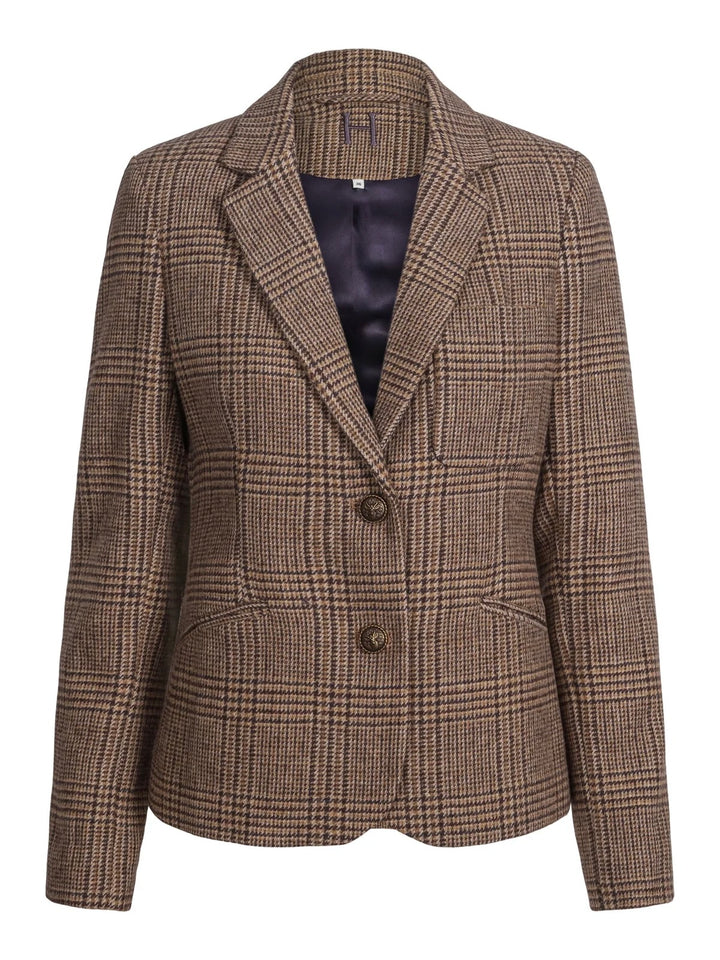 Checked Blazer