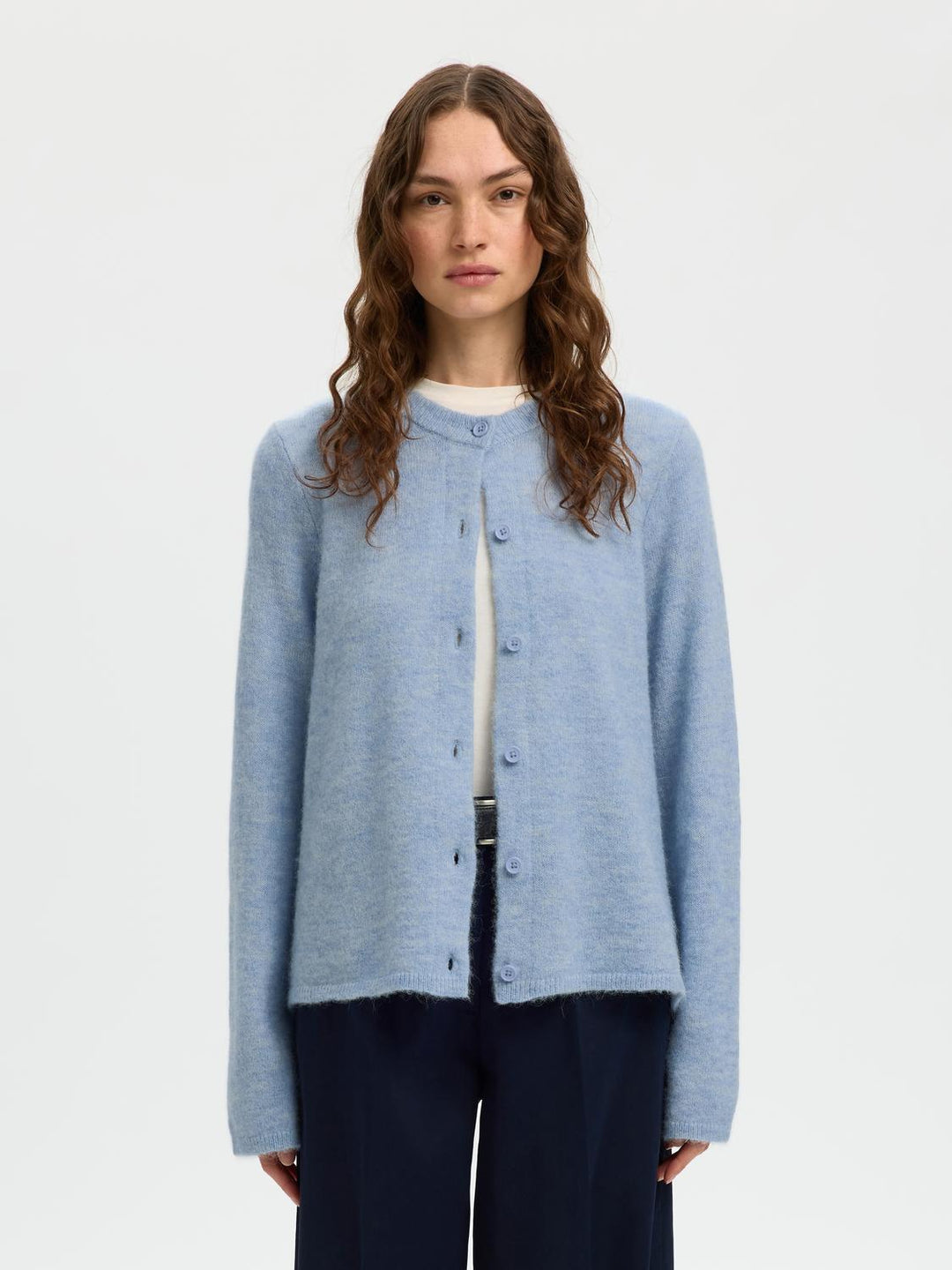 Slflulu New Ls Knit Cardigan Noos