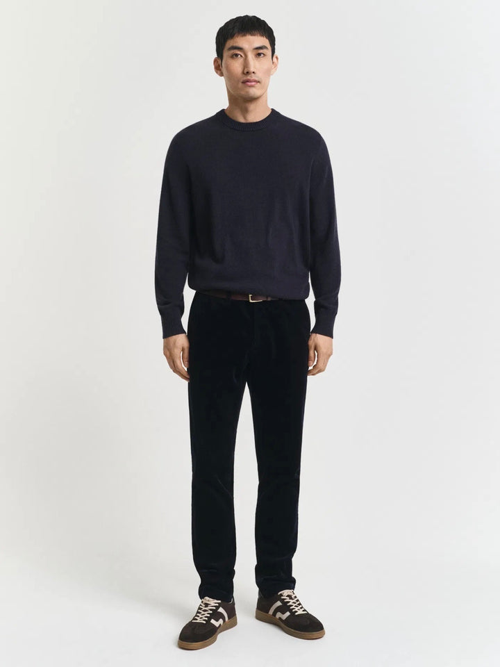 Slim cord chinos