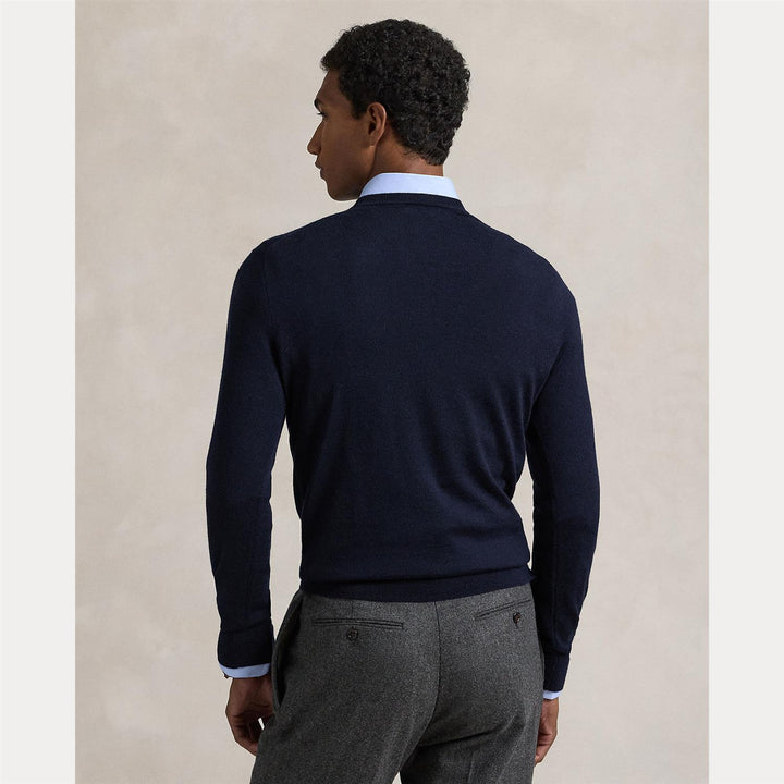 Slim fit wool crewneck