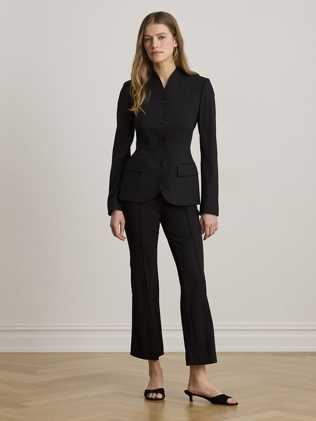 STRETCH WOOL CREPE JACKET