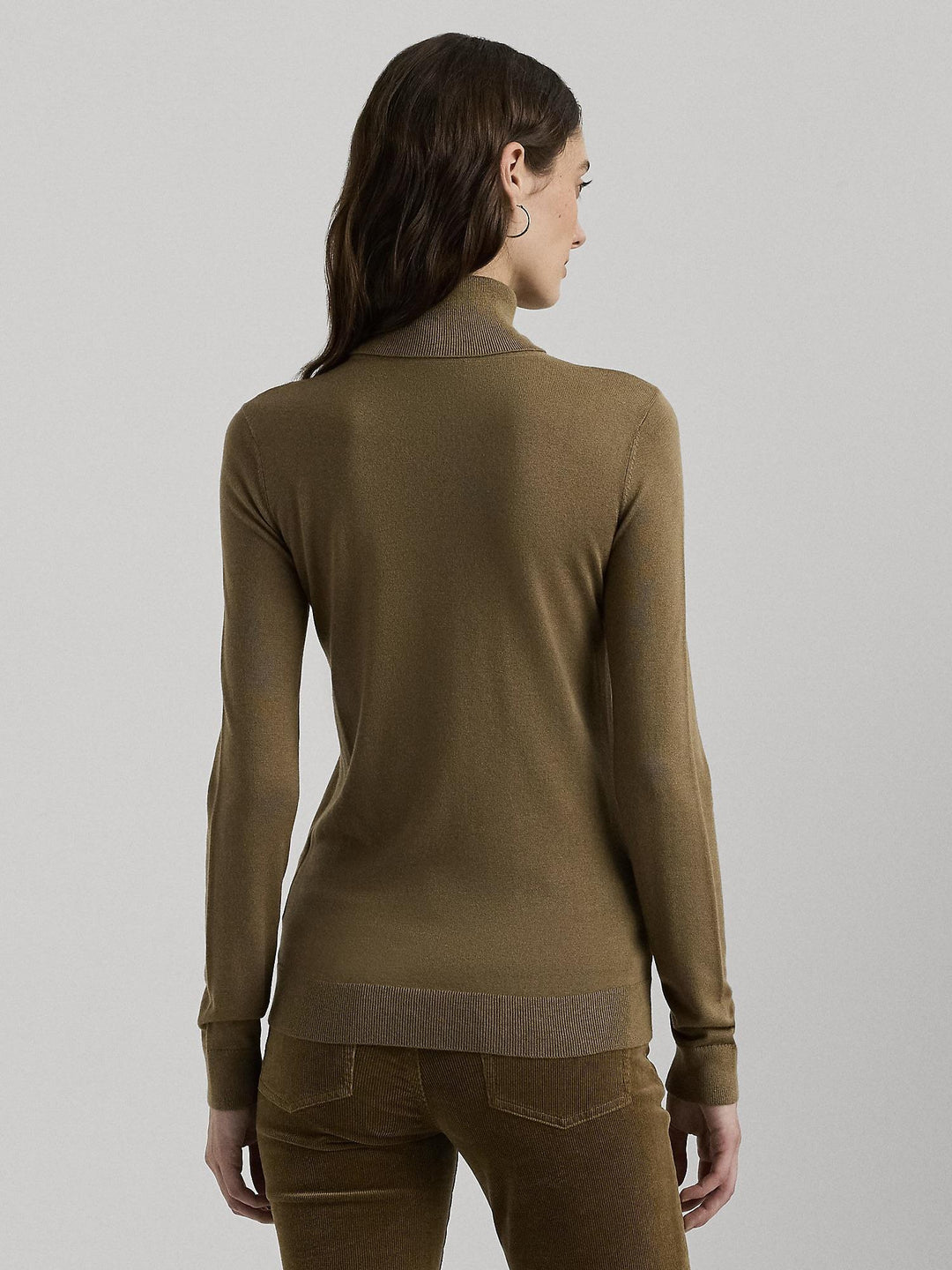 SILK BLEND TURTLENECK SWEATER