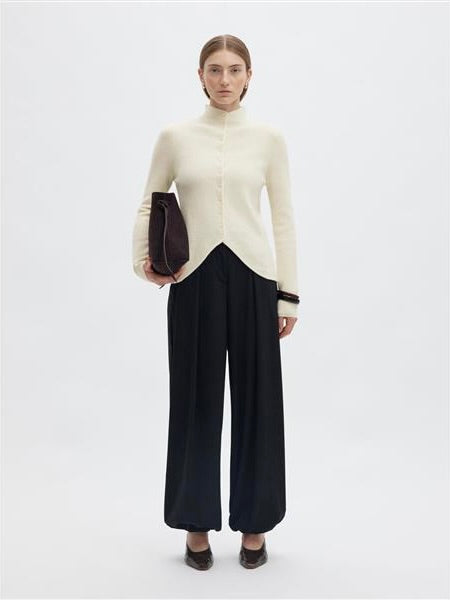 SLWPETRA LS KNIT HIGH NECK CARDIGAN