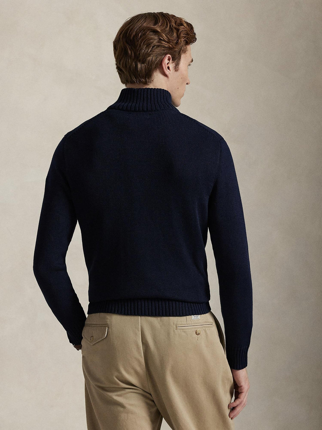 Cotton quarter zip