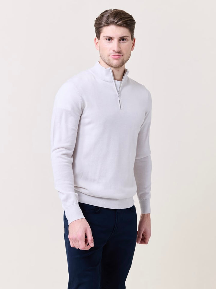 Alonzo merino zip genser