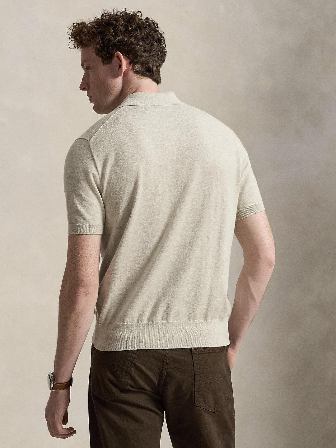 Cotton Polo Sweater