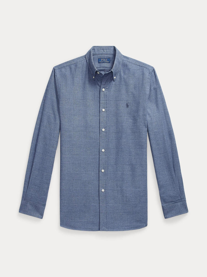 Custom Fit Plaid Performance Twill Shirt