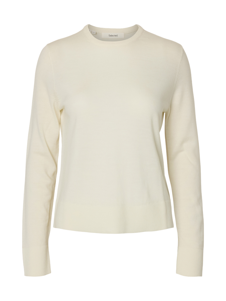Slwthea Ls Knit Merino O-Neck Noos