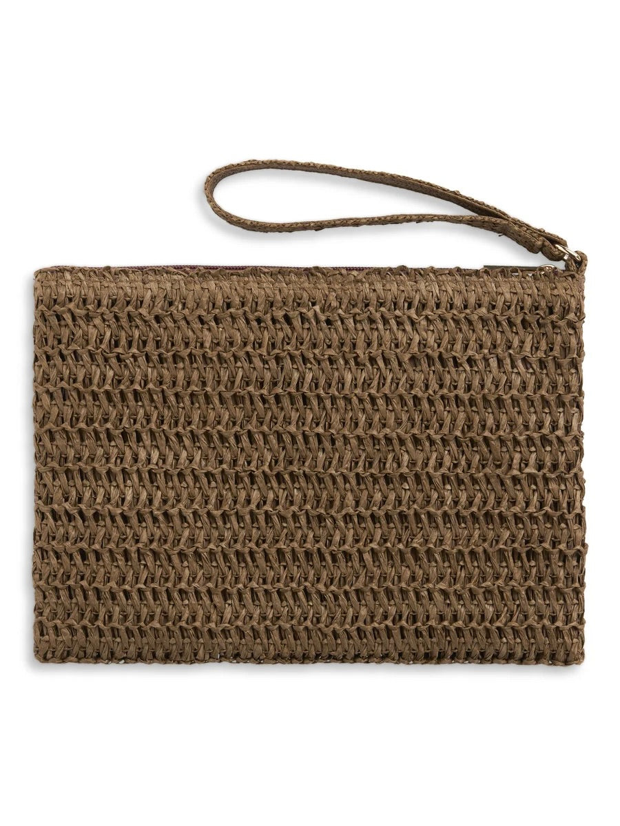 Mim Straw Clutch