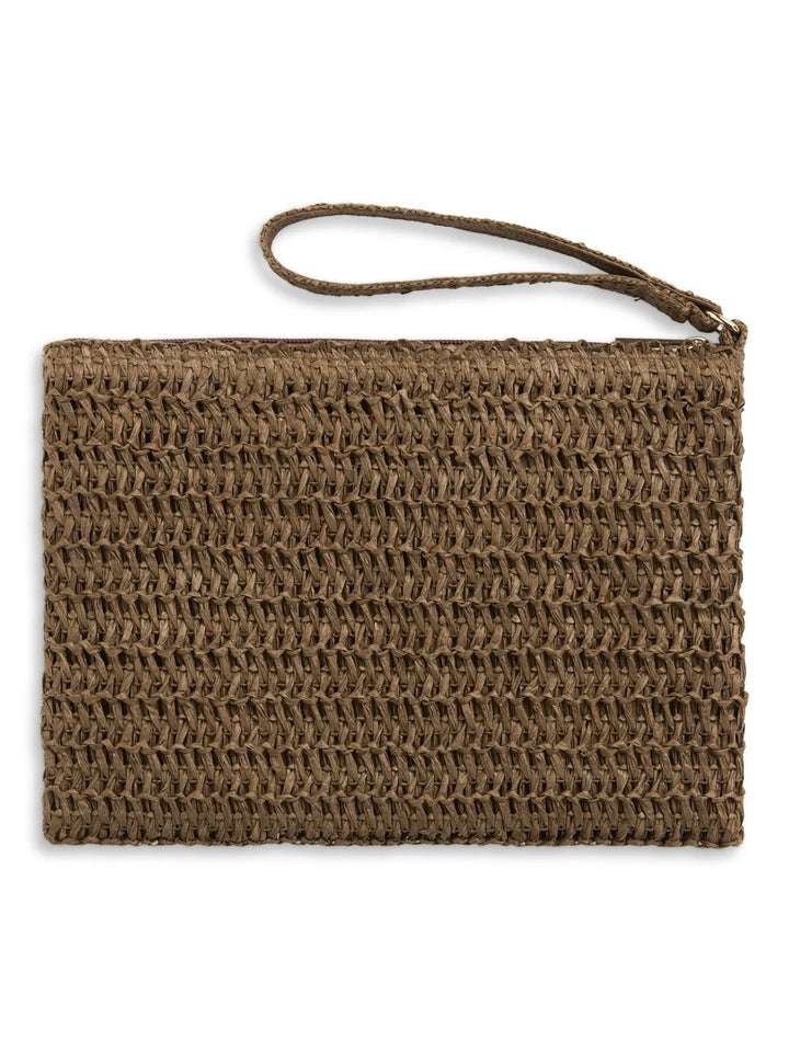 Mim Straw Clutch