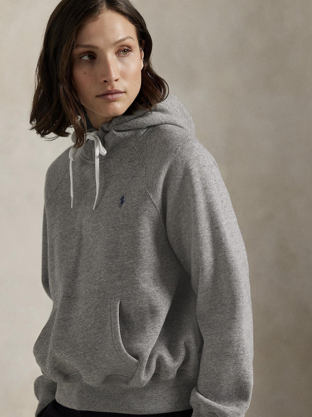 SHRUNKEN FIT FLEECE HOODIE