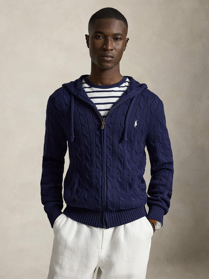Cable Knit Cotton Sweater