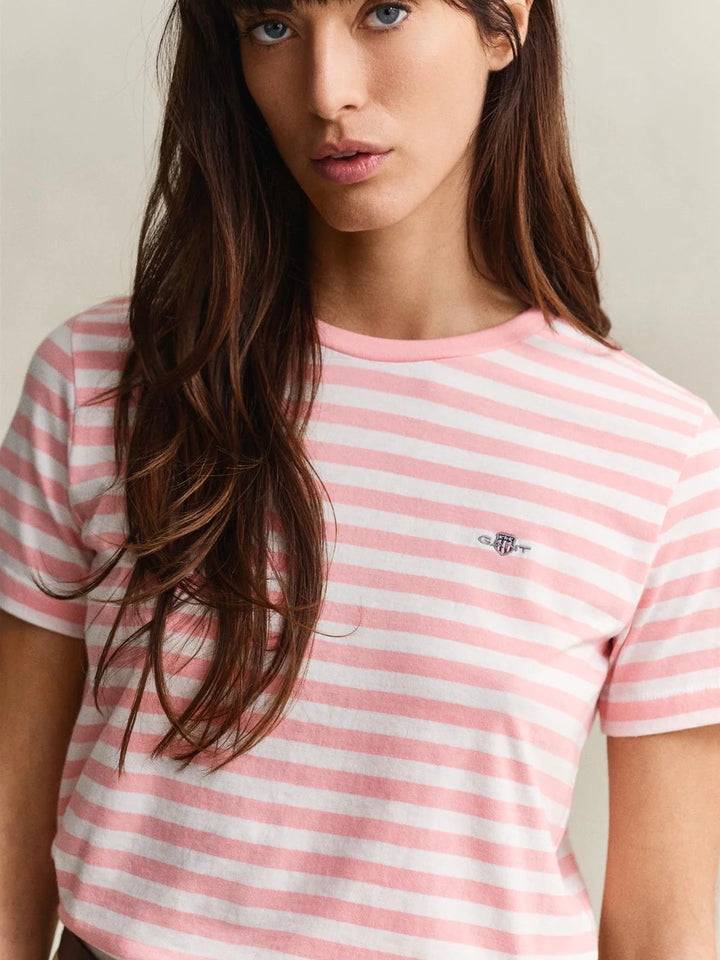 Reg Striped Shield T-Shirt