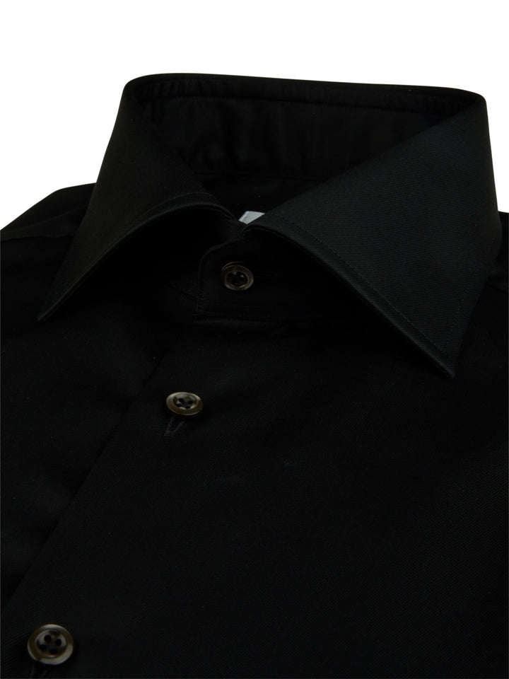 Fitted twill shirt