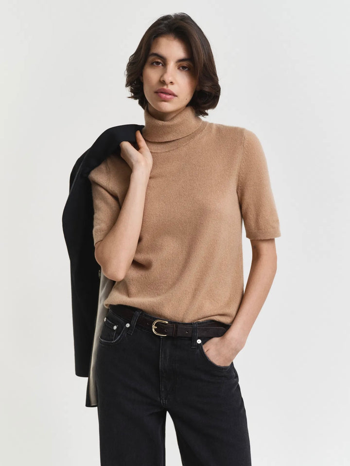 Cashmere SS Turtleneck