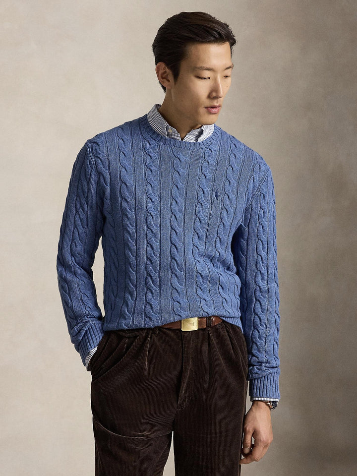 Cable Knit Cotton Sweater