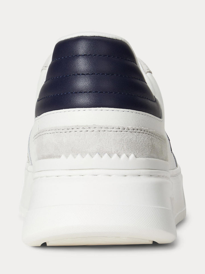 LEATHER-SUEDE SNEAKER