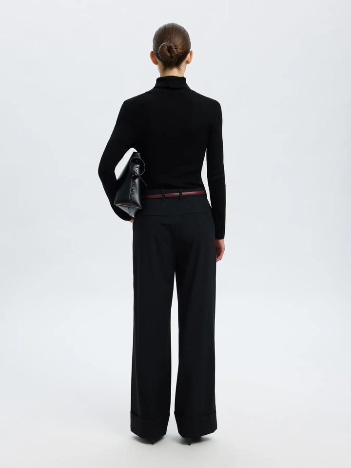 SLFIngridLS knit rollneck