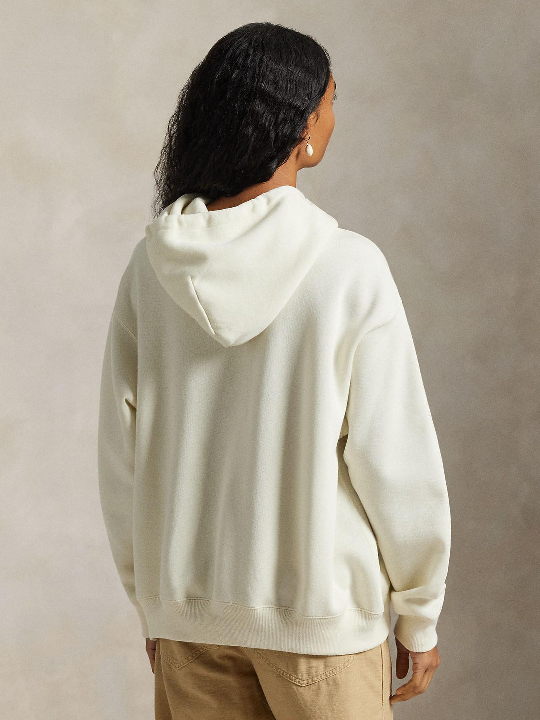 Polo bear fleece hoodie