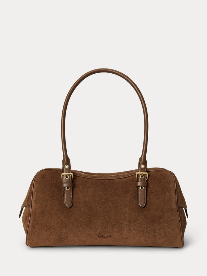 SUEDE LARGE MARCY ZIP SATCHEL