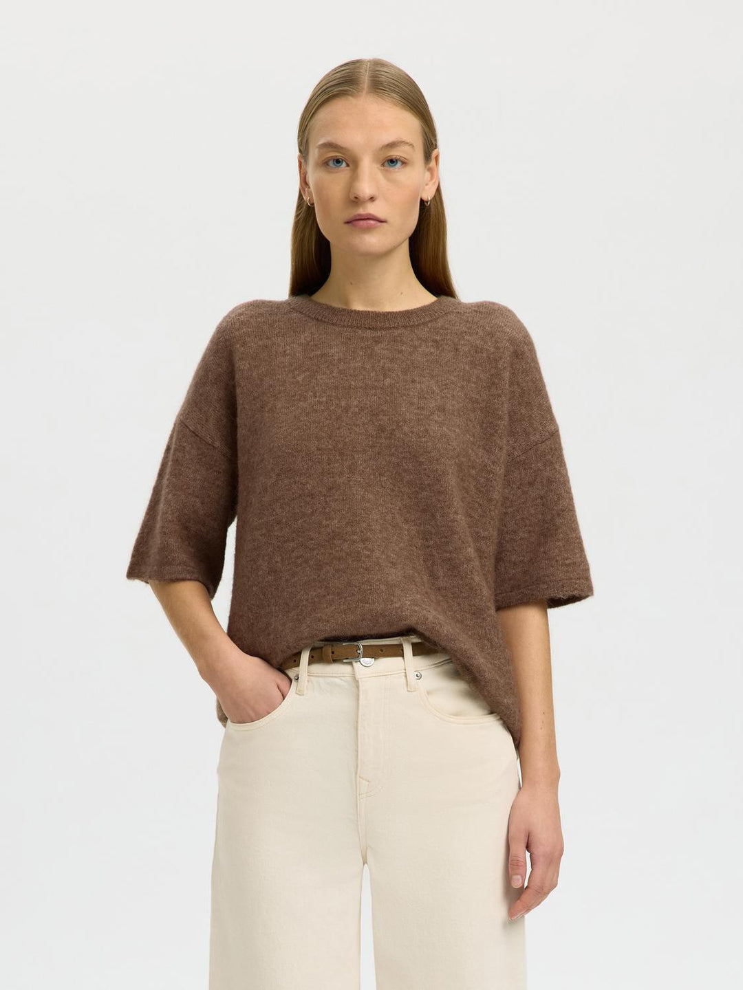 Slwlulu 2/4 Knit O-Neck Noos
