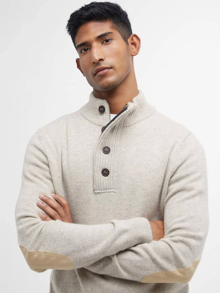 Barbour Essent Patch Half Zip Knitted Jumper
