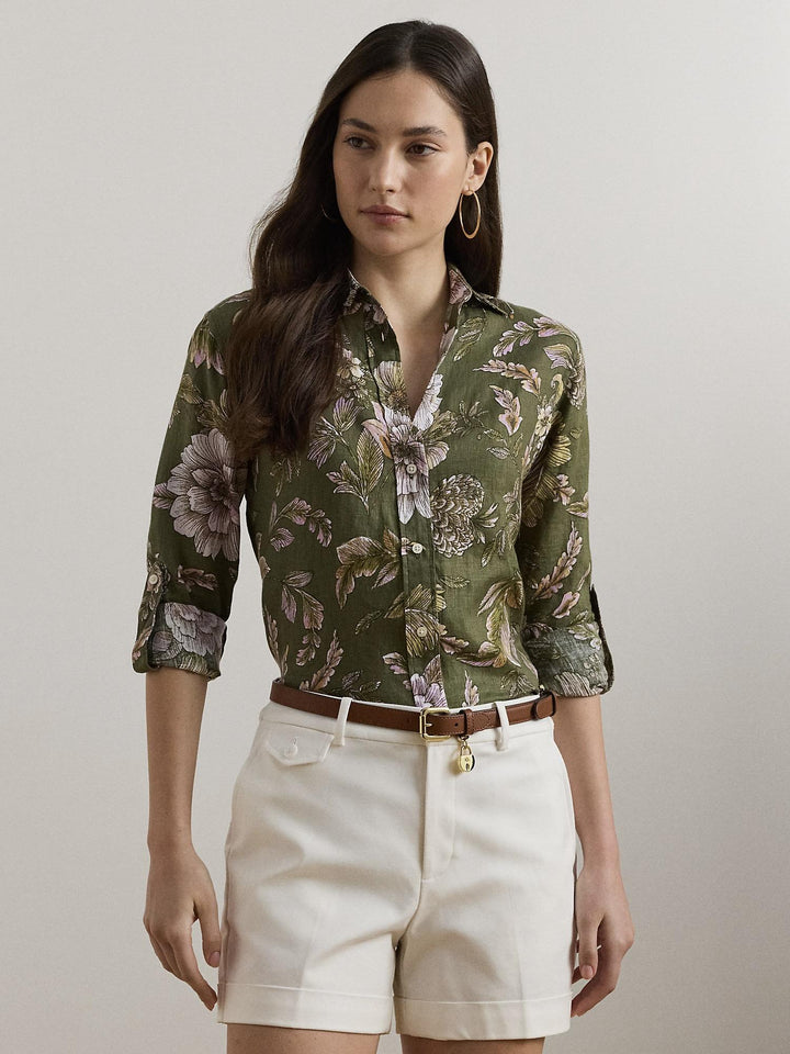 Floral Linen Shirt