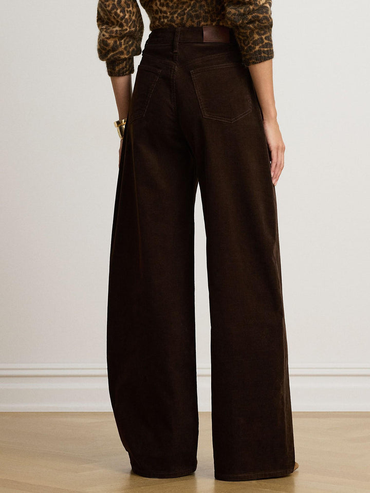Corduroy High-Rise Super Wide-Leg Pant