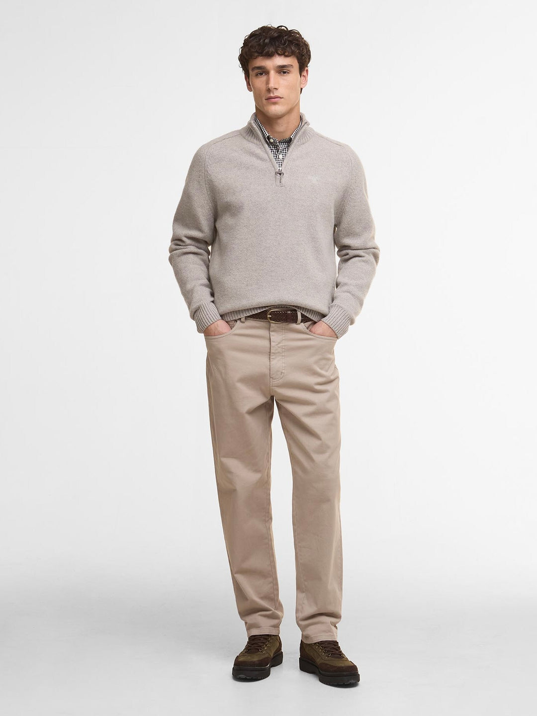 Grangetown Half Zip Knitted Jumper