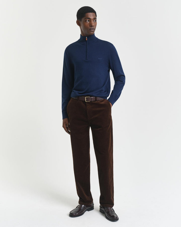 Ekstra Fin Merinoullgenser Med Halv Glidelås