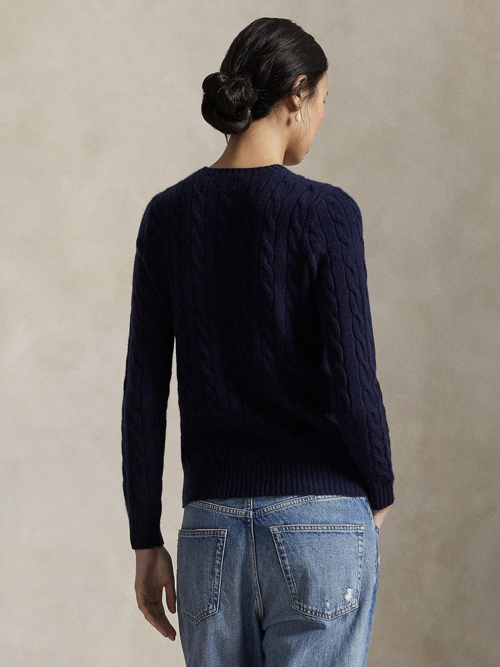 Wool cashmere crewneck