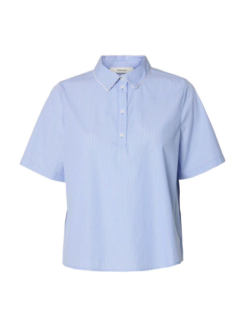 Slfgina Relaxed Crochet Polo