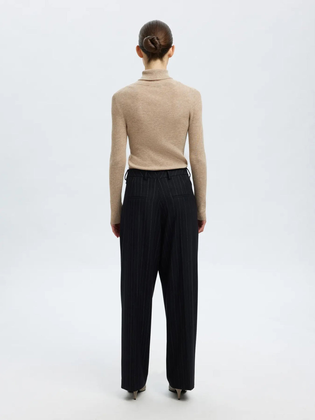 SLFIngridLS knit rollneck